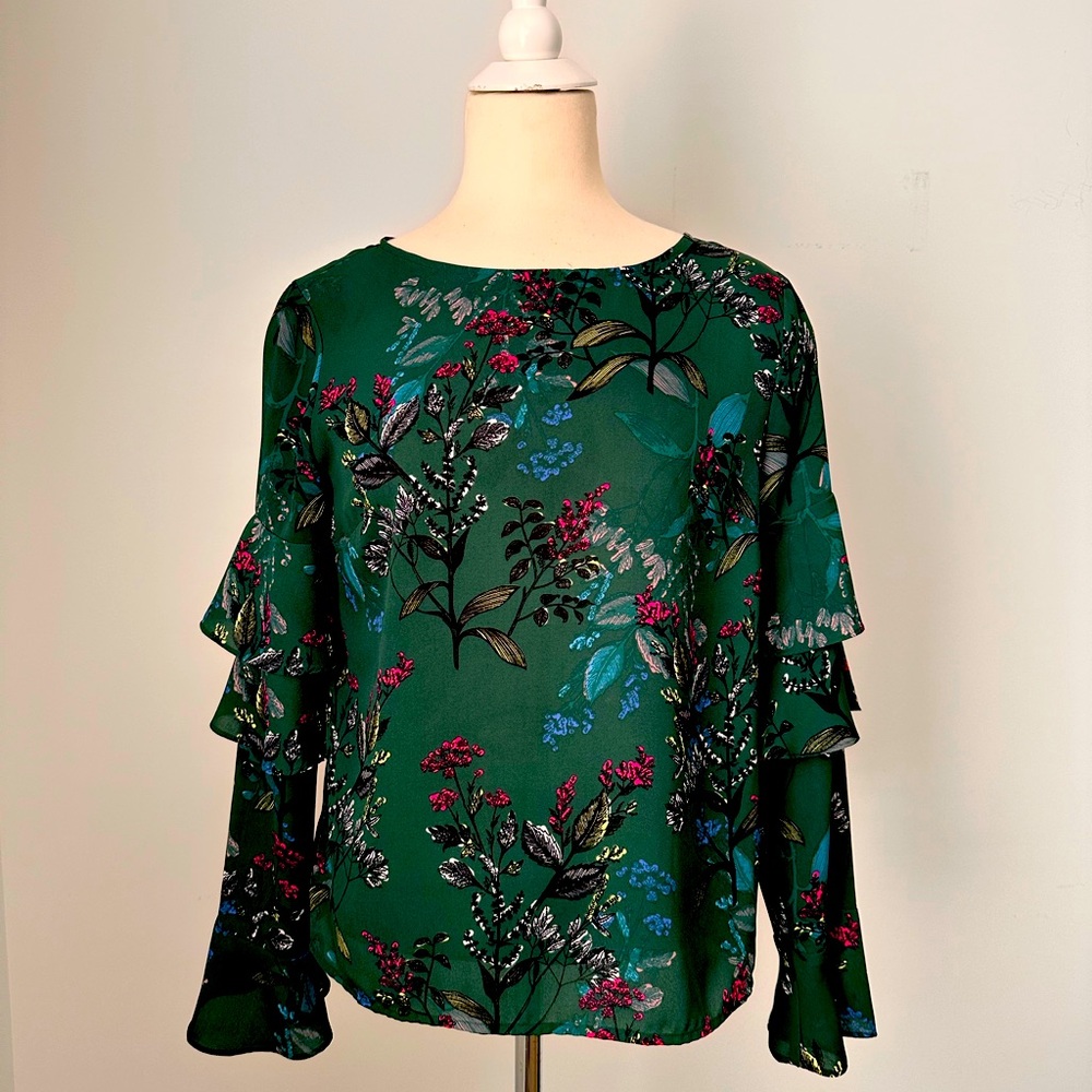 Banana Republic Garden-Theme Blouse